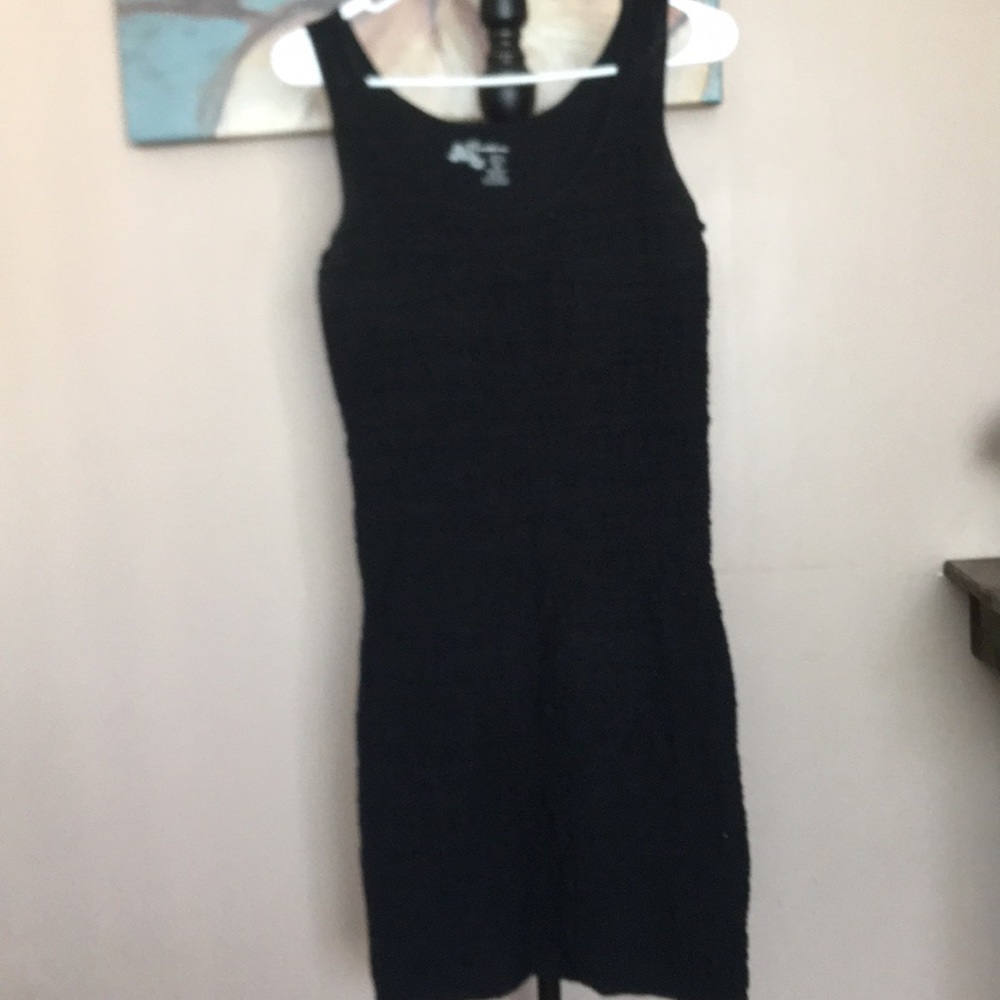 Women’s black tank mini dress